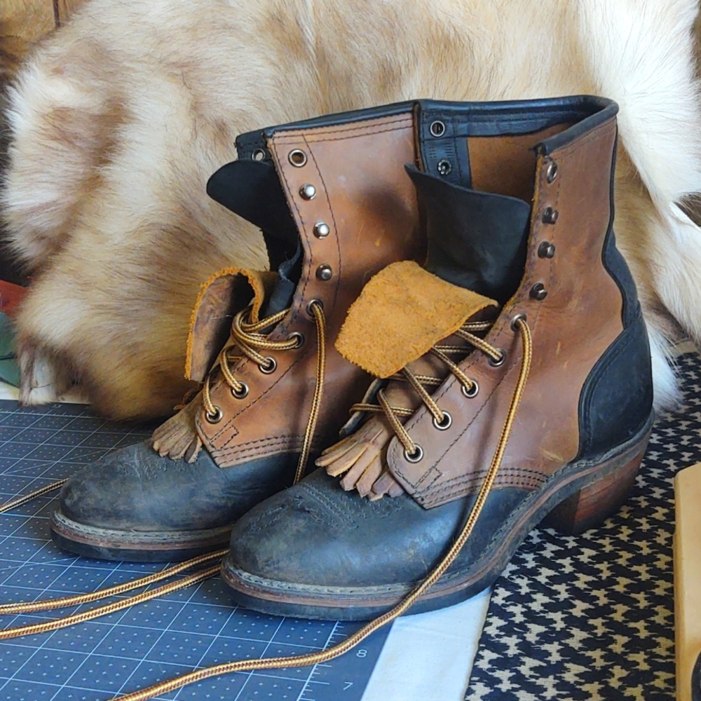 Lace Up Leather Boots